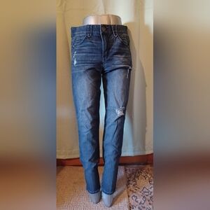 🍒 Democracy "Ab"solution Belly Control Distressed Denim Jeans
